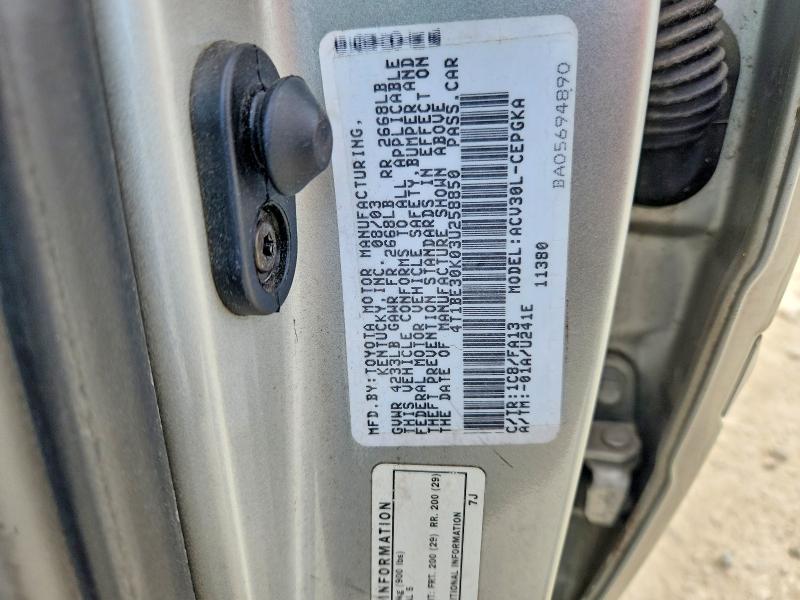 Продажа на аукционе авто 2003 Toyota Camry, vin: 4T1BE30K03U258850, номер лота: 53730266