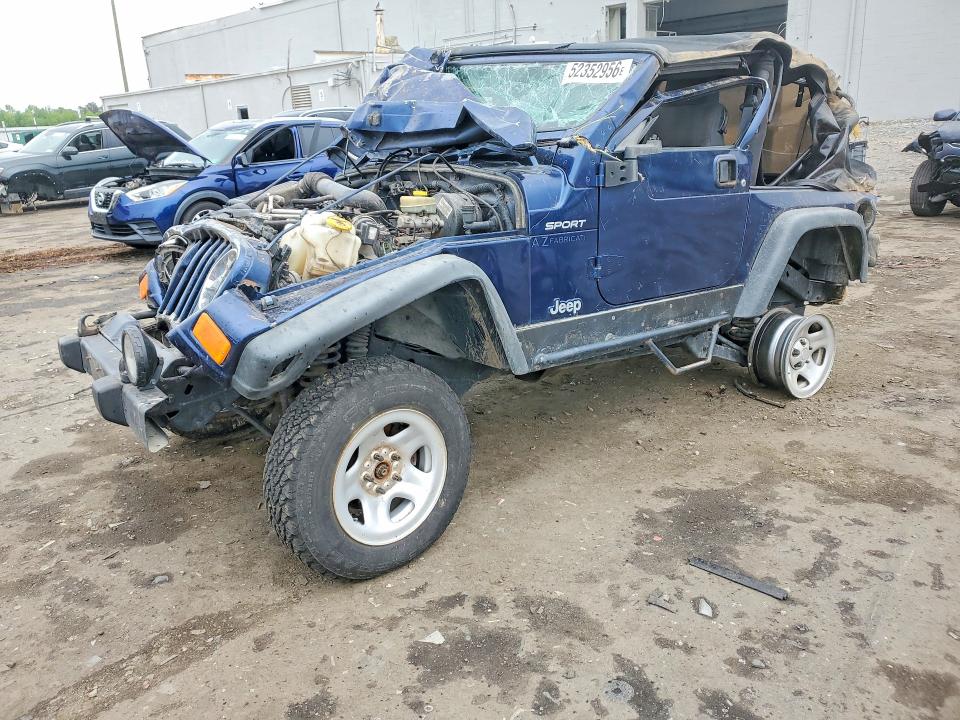 52352956 :رقم المزاد ، 1J4FA49S63P361533 vin ، 2003 Jeep Wrangler / Tj مزاد بيع