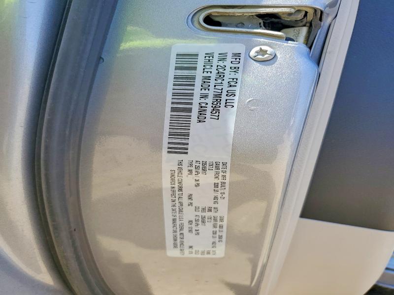 Aukcja sprzedaży 2021 Chrysler Pacifica, vin: 2C4RC1L77MR594577, numer aukcji: 53764906