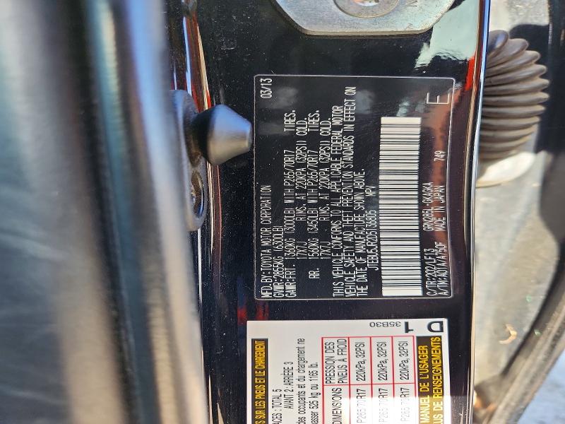 Продажа на аукционе авто 2013 Toyota 4runner, vin: JTEBU5JR2D5136805, номер лота: 54712256