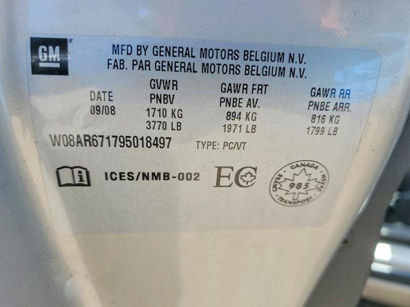 Aukcja sprzedaży 2009 Saturn Astra, vin: W08AR671795018497, numer aukcji: 55033396