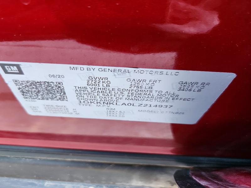 Продаж на аукціоні авто 2020 Gmc Acadia, vin: 1GKKNKLA0LZ214937, номер лоту: 53182066