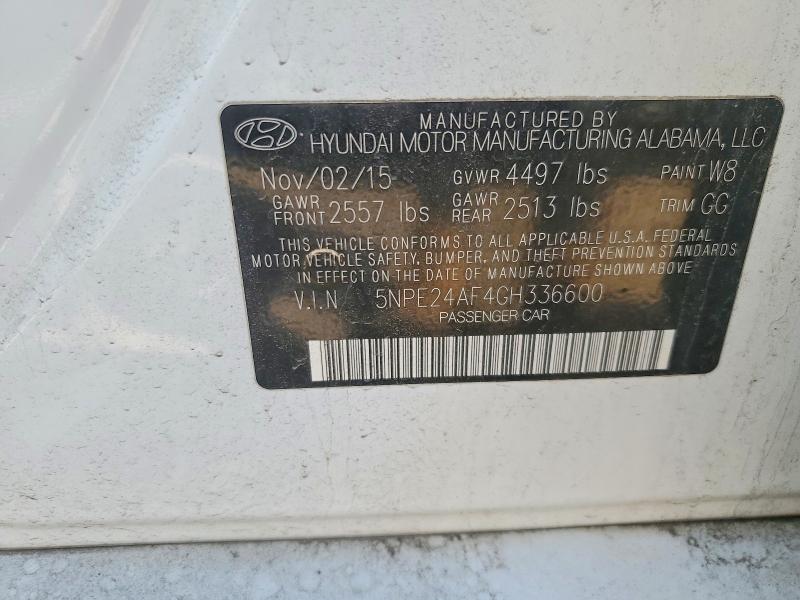 Aukcja sprzedaży 2016 Hyundai Sonata, vin: 5NPE24AF4GH336600, numer aukcji: 53068106