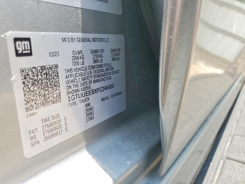 Aukcja sprzedaży 2023 Gmc Sierra, vin: 1GTUUEE8XPZ246450, numer aukcji: 54203246
