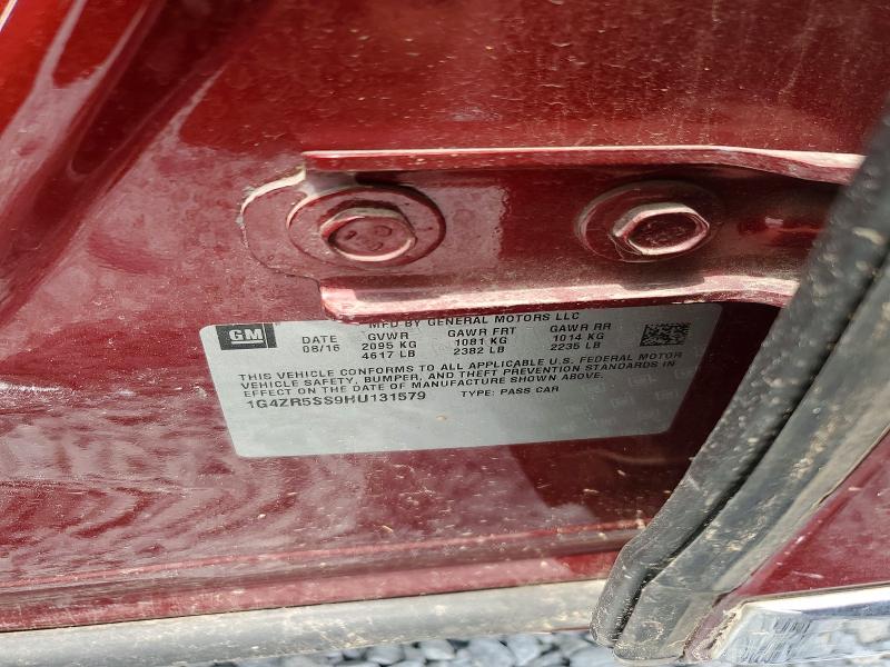 Aukcja sprzedaży 2017 Buick Lacrosse, vin: 1G4ZR5SS9HU131579, numer aukcji: 53769546