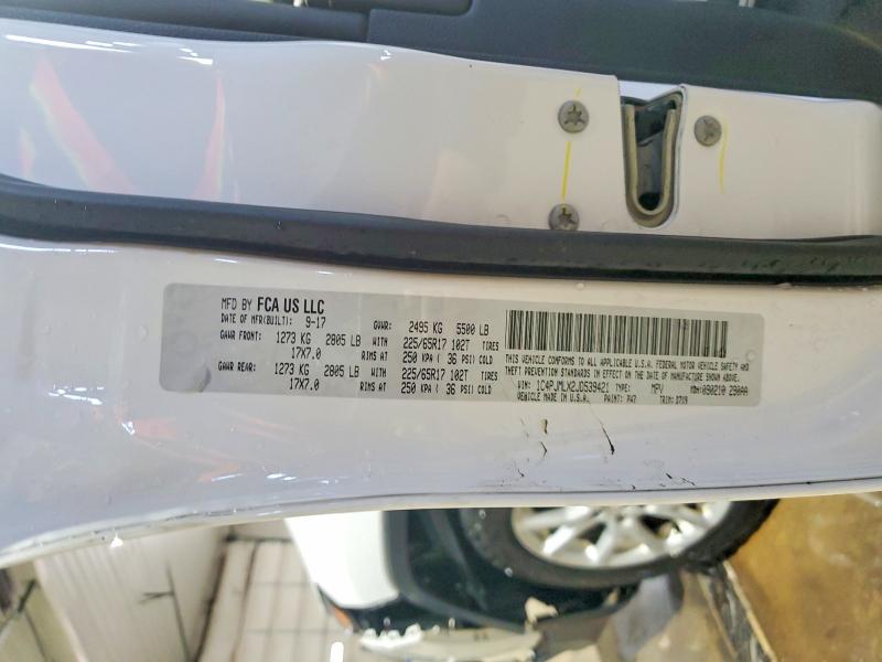 Aukcja sprzedaży 2018 Jeep Cherokee, vin: 1C4PJMLX2JD539421, numer aukcji: 55156986