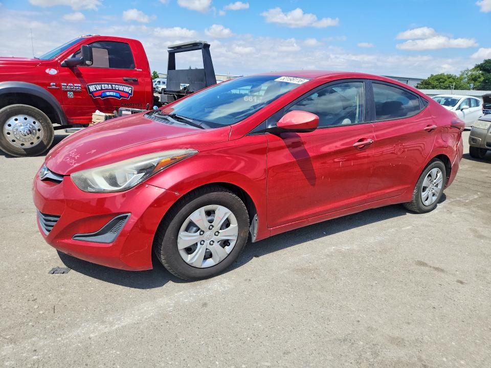 Auction sale of the 2016 Hyundai Elantra, vin: KMHDH4AE8GU542778, lot number: 52198116