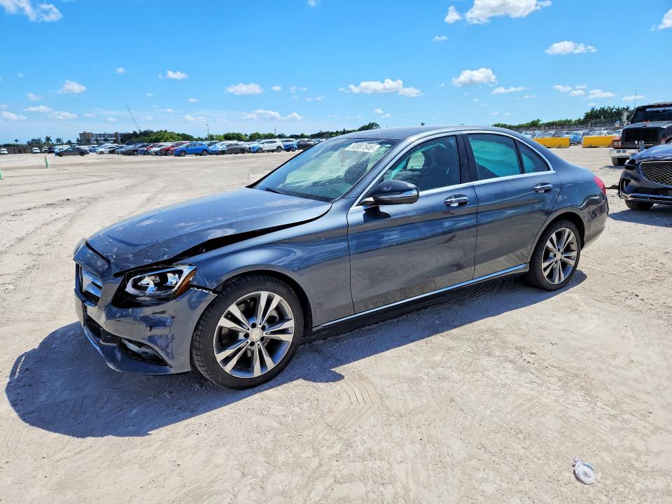 53887646 :رقم المزاد ، 55SWF4JB2FU044736 vin ، 2015 Mercedes-benz C مزاد بيع