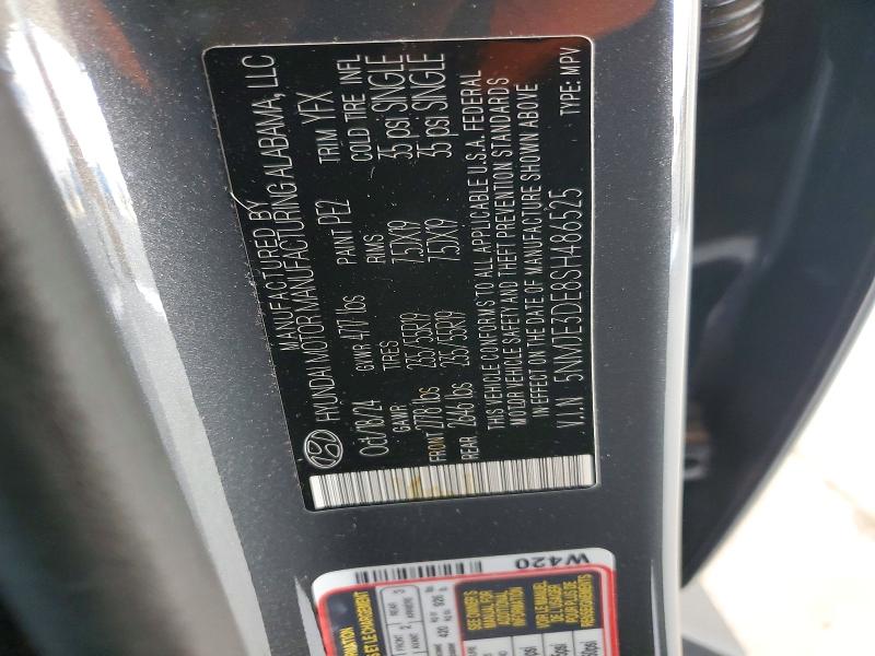 2025 Hyundai Tucson მანქანა იყიდება აუქციონზე, vin: 5NMJE3DE8SH486525, აუქციონის ნომერი: 52625106