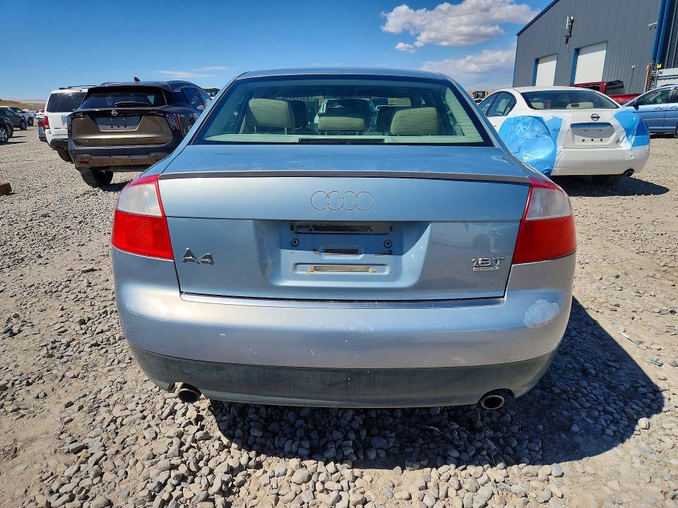 2002 Audi A4 მანქანა იყიდება აუქციონზე, vin: WAULC68E52A168282, აუქციონის ნომერი: 53772136