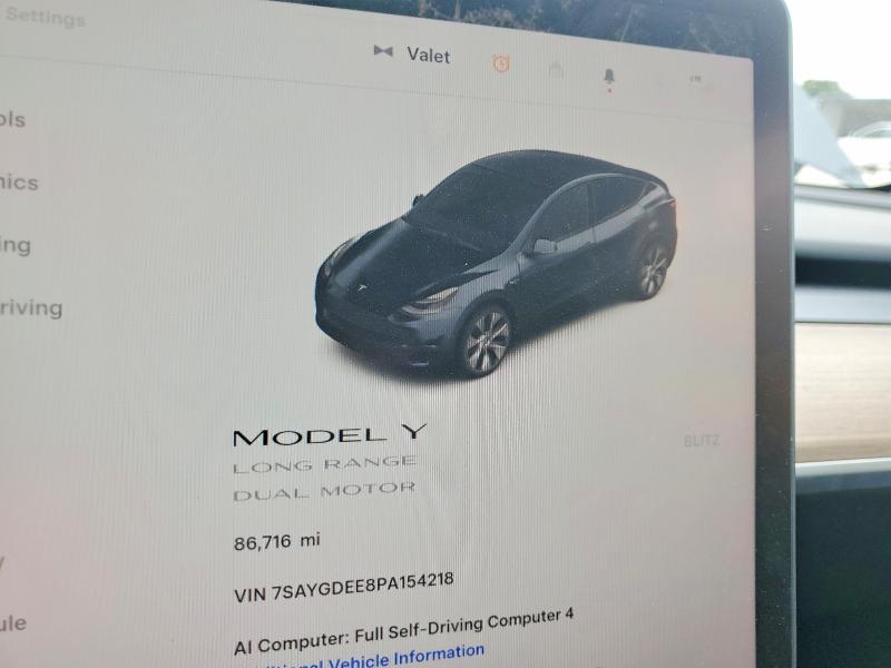 Продажа на аукционе авто 2023 Tesla Model Y, vin: 7SAYGDEE8PA154218, номер лота: 52588256