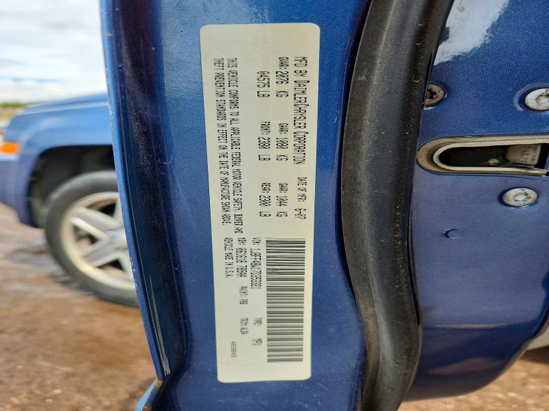 Aukcja sprzedaży 2007 Jeep Patriot, vin: 1J8FF48W17D353321, numer aukcji: 52361976