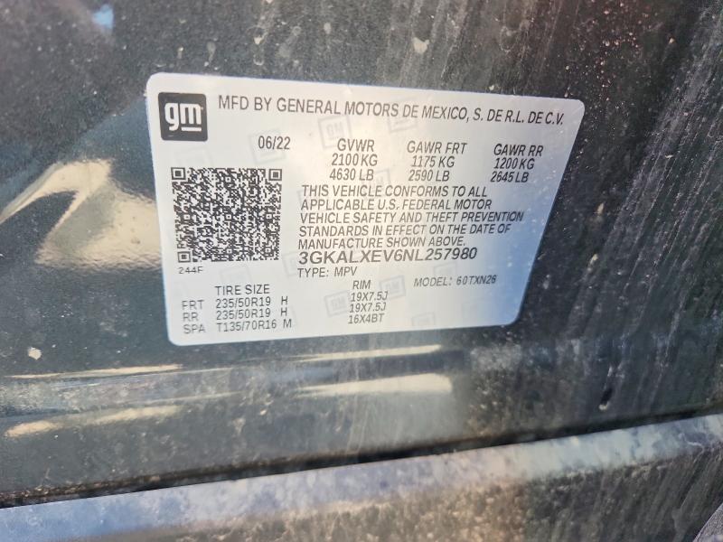 Продаж на аукціоні авто 2022 Gmc Terrain, vin: 3GKALXEV6NL257980, номер лоту: 52128266