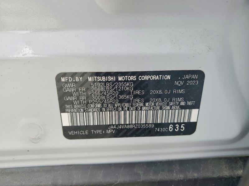 Продаж на аукціоні авто 2024 Mitsubishi Outlander, vin: JA4J4VA88RZ035589, номер лоту: 53158516