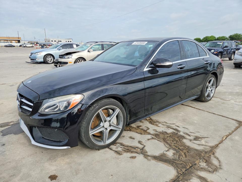 52405666 :رقم المزاد ، 55SWF6GBXFU032319 vin ، 2015 Mercedes-benz C مزاد بيع