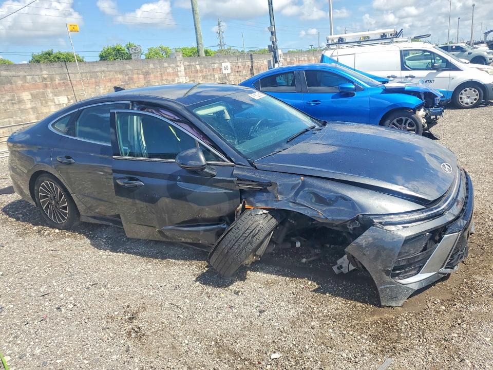 53574016 :رقم المزاد ، KMHL34JJ2RA096221 vin ، 2024 Hyundai Sonata Hybrid مزاد بيع