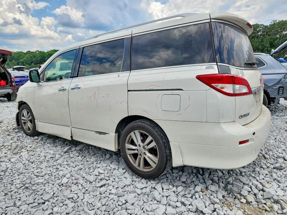 2014 Nissan Quest მანქანა იყიდება აუქციონზე, vin: JN8AE2KP5E9100582, აუქციონის ნომერი: 54108356