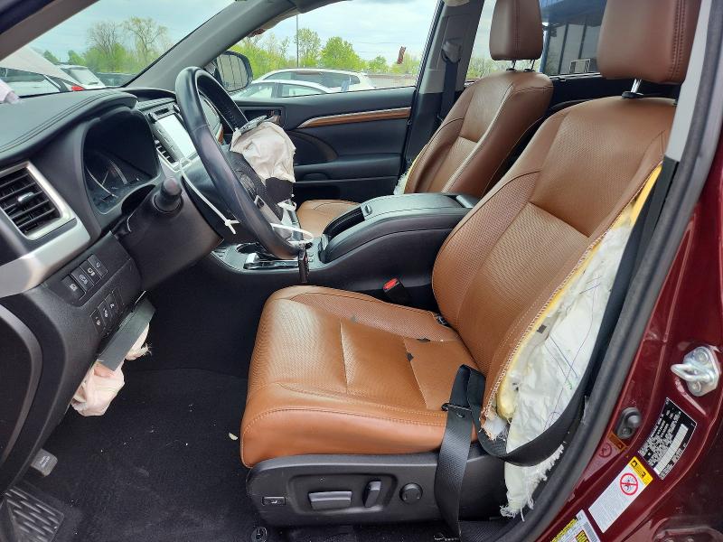 Продаж на аукціоні авто 2018 Toyota Highlander, vin: 5TDDZRFH3JS806535, номер лоту: 52699856