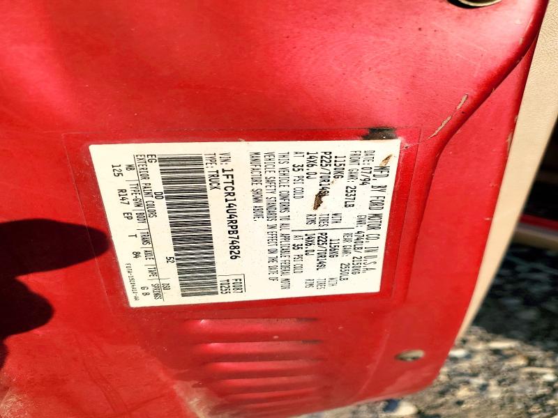 Auction sale of the 1994 Ford Ranger, vin: 1FTCR14U4RPB74826, lot number: 54299866