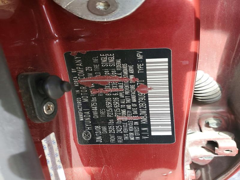 Auction sale of the 2009 Hyundai Tucson, vin: KM8JM12B79U958471, lot number: 51956896