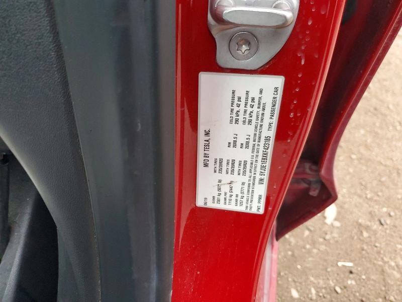 Aukcja sprzedaży 2019 Tesla Model 3, vin: 5YJ3E1EBXKF423185, numer aukcji: 51526736