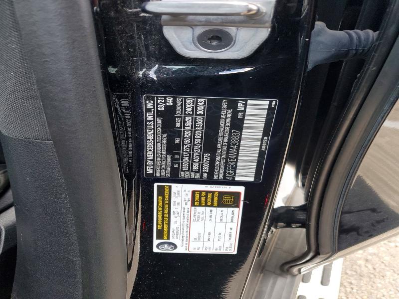 53222526 :رقم المزاد ، 4JGFF5KE4MA438837 vin ، 2021 Mercedes-benz Gls مزاد بيع