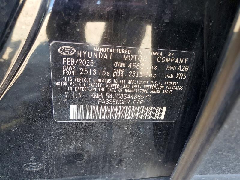 53015786 :رقم المزاد ، KMHL54JC8SA488573 vin ، 2025 Hyundai Sonata مزاد بيع
