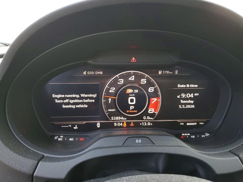 52318406 :رقم المزاد ، WAUF1GFF5LA048469 vin ، 2020 Audi S3 مزاد بيع