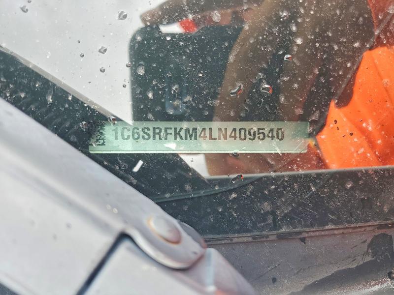 Продаж на аукціоні авто 2020 Ram 1500, vin: 1C6SRFKM4LN409540, номер лоту: 55172416