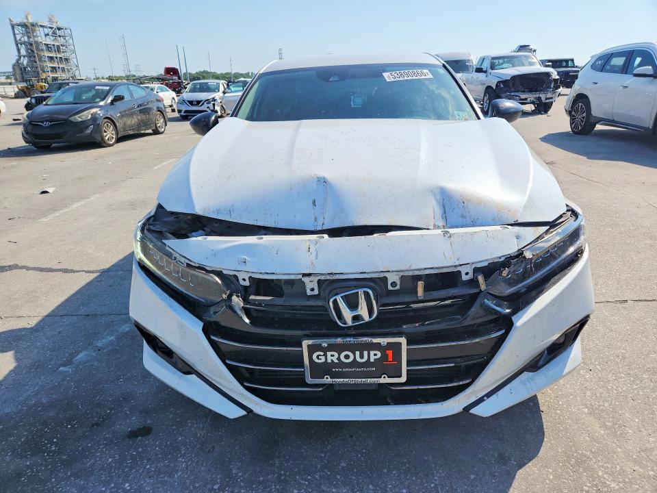 53890866 :رقم المزاد ، 1HGCV1F41MA121796 vin ، 2021 Honda Accord مزاد بيع