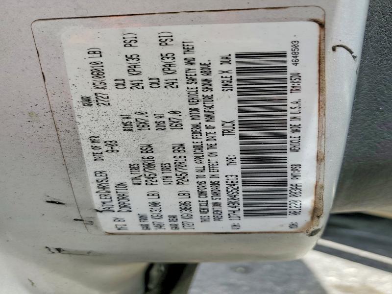 Aukcja sprzedaży 2004 Dodge Dakota, vin: 1D7HL48K04S524613, numer aukcji: 52489726