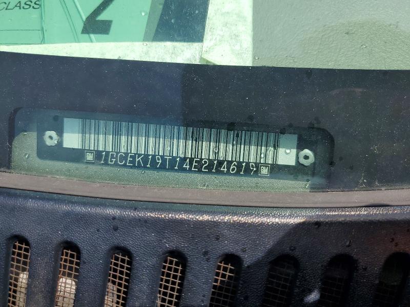 Продаж на аукціоні авто 2004 Chevrolet Silverado, vin: 1GCEK19T14E214619, номер лоту: 54409166