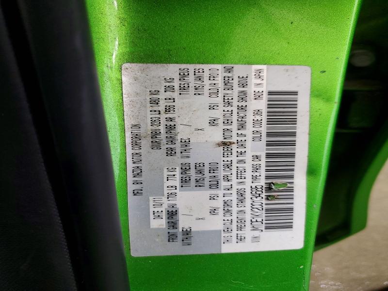 Продаж на аукціоні авто 2012 Mazda Mazda2, vin: JM1DE1KY2C0134685, номер лоту: 54832336