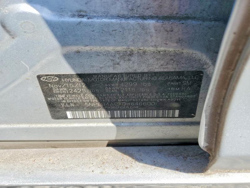 Продажа на аукционе авто 2013 Hyundai Sonata, vin: 5NPEB4AC7DH646600, номер лота: 51980986