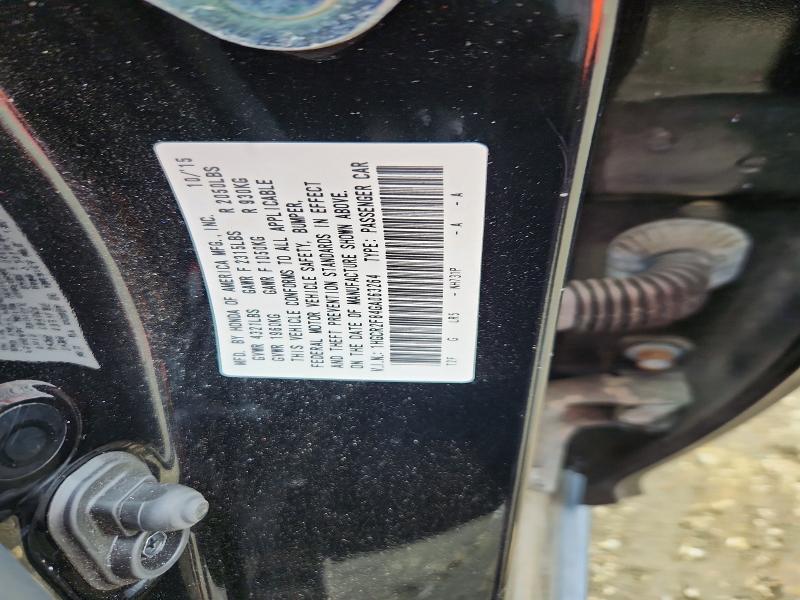 Продажа на аукционе авто 2016 Honda Accord, vin: 1HGCR2F84GA063264, номер лота: 53347576
