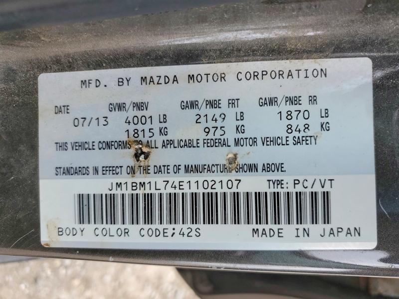 Aukcja sprzedaży 2014 Mazda 3, vin: JM1BM1L74E1102107, numer aukcji: 53884306