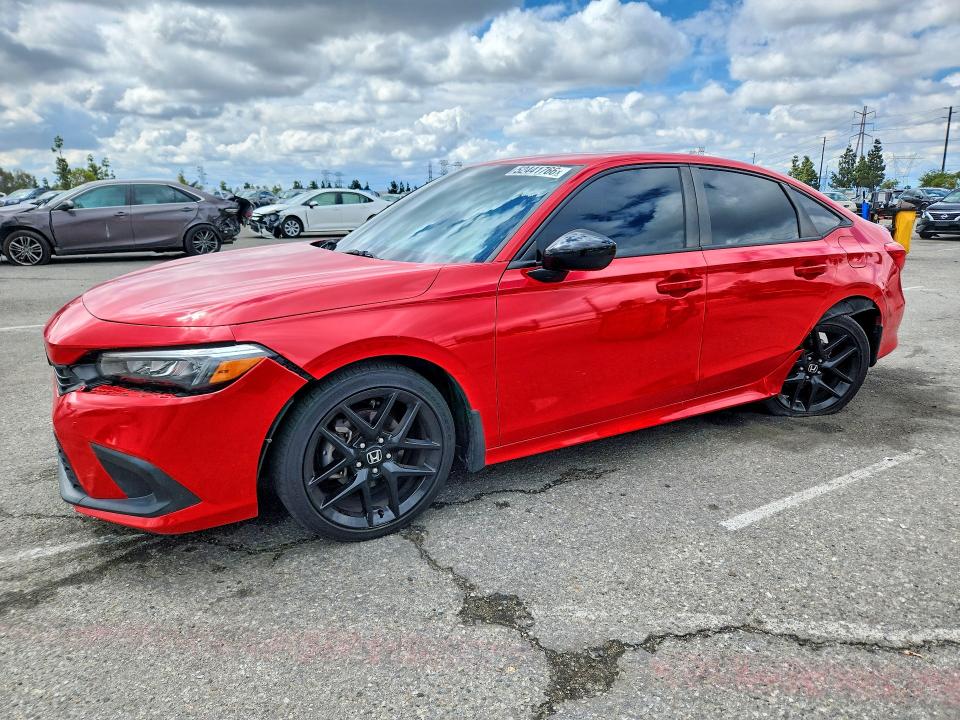 52441766 :رقم المزاد ، 2HGFE2F5XNH605903 vin ، 2022 Honda Civic مزاد بيع