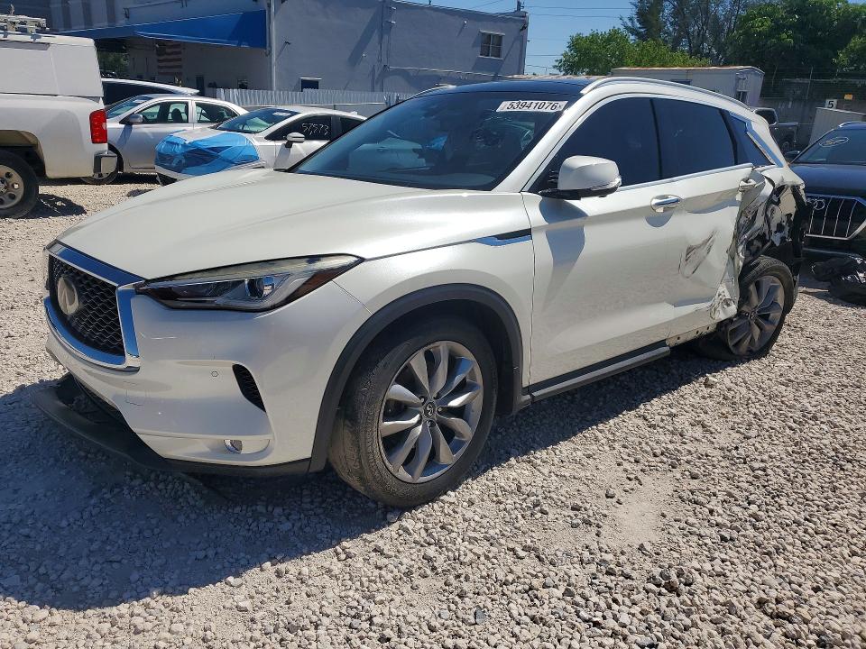 53941076 :رقم المزاد ، 3PCAJ5M19KF130980 vin ، 2019 Infiniti Qx50 مزاد بيع