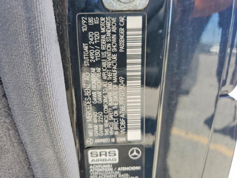 Продажа на аукционе авто 1993 Mercedes-benz 600, vin: WDBFA76E7PF073049, номер лота: 54878156