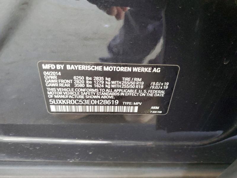 Auction sale of the 2014 Bmw X5, vin: 5UXKR0C53E0H28619, lot number: 52063266