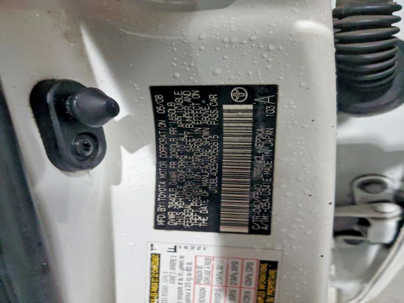 Продаж на аукціоні авто 2009 Toyota Corolla, vin: JTDBL40E599050615, номер лоту: 53419836