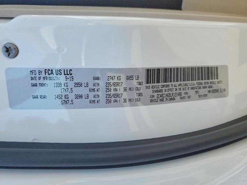 Продажа на аукционе авто 2020 Chrysler Voyager, vin: 2C4RC1AG9LR121488, номер лота: 53759806