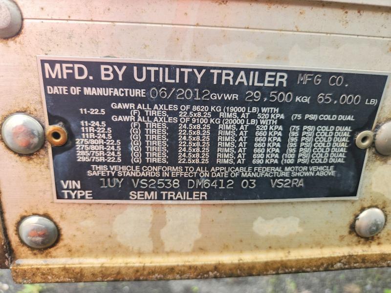 52474566 :رقم المزاد ، 1UYVS2538DM641203 vin ، 2013 Utility Trailer مزاد بيع