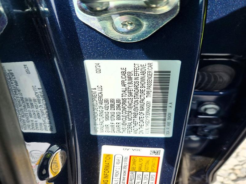 Продаж на аукціоні авто 2024 Honda Accord, vin: 1HGCY1F30RA042061, номер лоту: 52566396