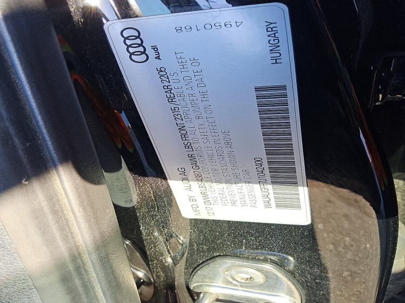 2018 Audi A3 მანქანა იყიდება აუქციონზე, vin: WAUAUGFF7J1042400, აუქციონის ნომერი: 54292616