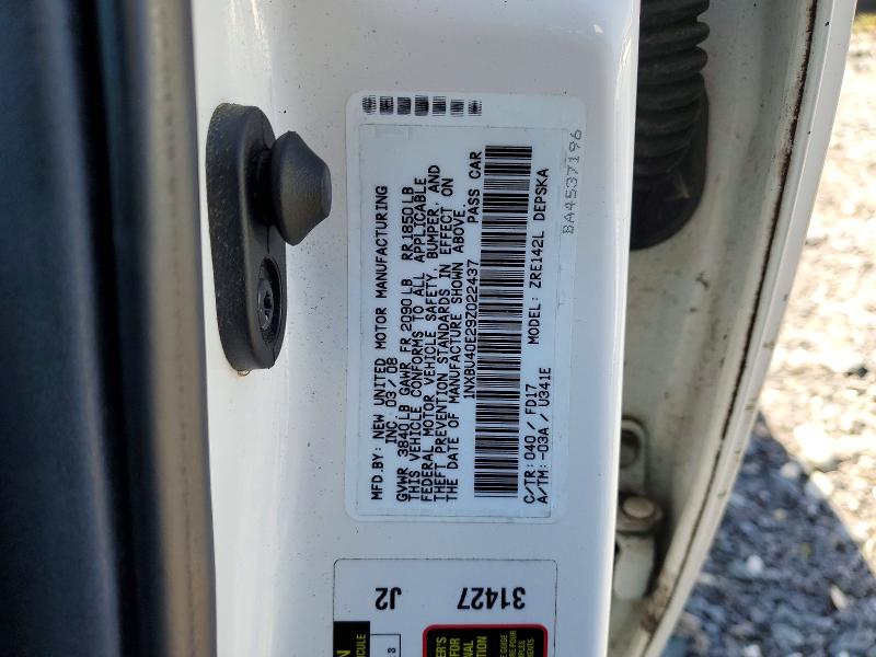 53157666 :رقم المزاد ، 1NXBU40E29Z022437 vin ، 2009 Toyota Corolla مزاد بيع
