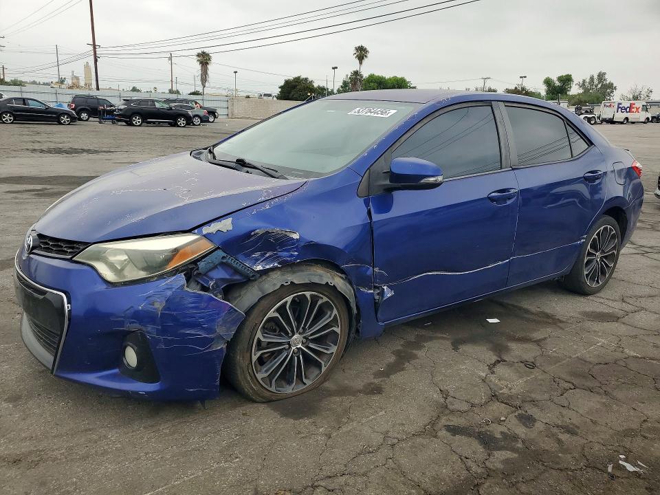 53764456 :رقم المزاد ، 5YFBURHE7FP298076 vin ، 2015 Toyota Corolla مزاد بيع