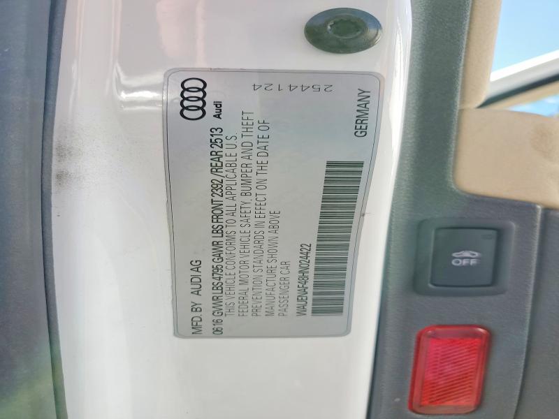 Aukcja sprzedaży 2017 Audi A4, vin: WAUENAF48HN024422, numer aukcji: 53613956