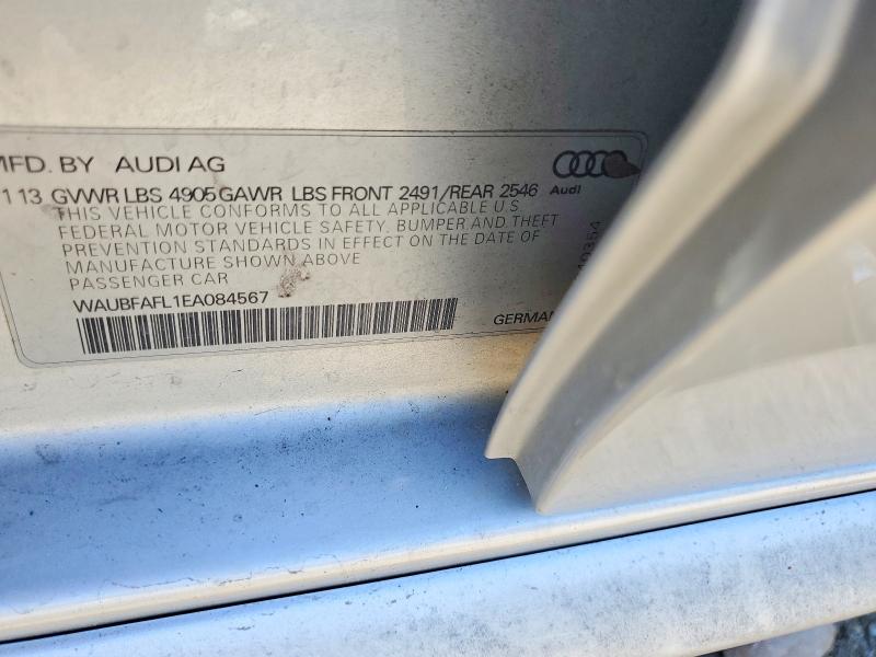 Продажа на аукционе авто 2014 Audi A4, vin: WAUBFAFL1EA084567, номер лота: 51823836