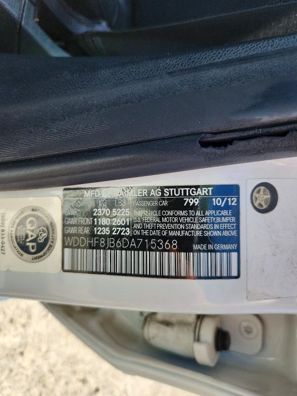 Продажа на аукционе авто 2013 Mercedes-benz E, vin: WDDHF8JB6DA715368, номер лота: 54664866